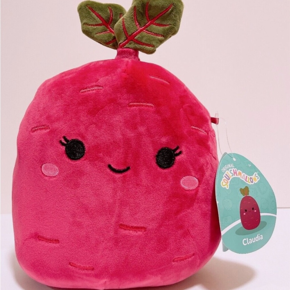 Squishmallow 8” Veggie Squad - Claudia Beet
